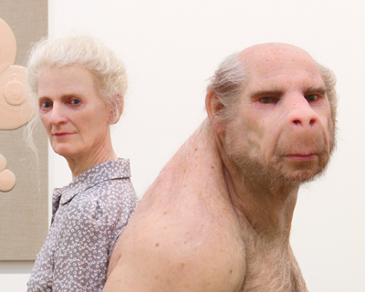 the carrier a hyper real sculpture by patricia piccinini