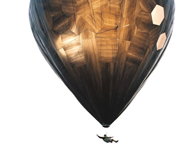 tomas saraceno: 59 steps to be on air solar powered hot air balloon