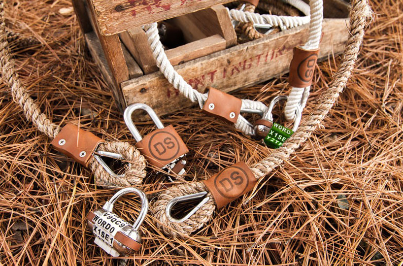 manilla hemp bike chains and lettered locks by dalman supply company