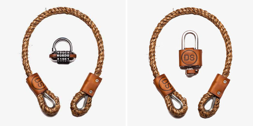 manilla hemp bike chains and lettered locks by dalman supply company