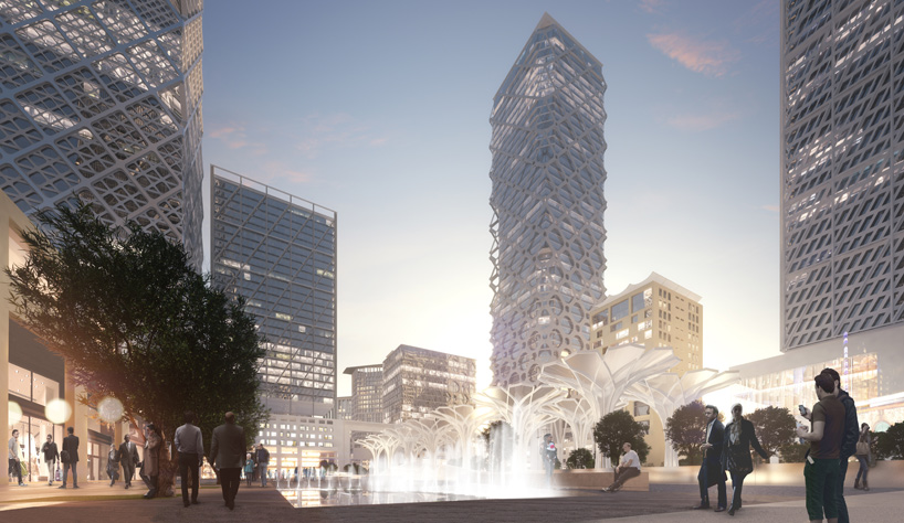 HOK: istanbul international financial center under construction