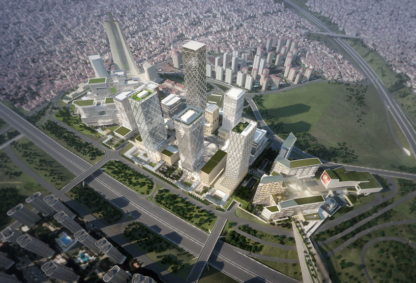 HOK: istanbul international financial center under construction