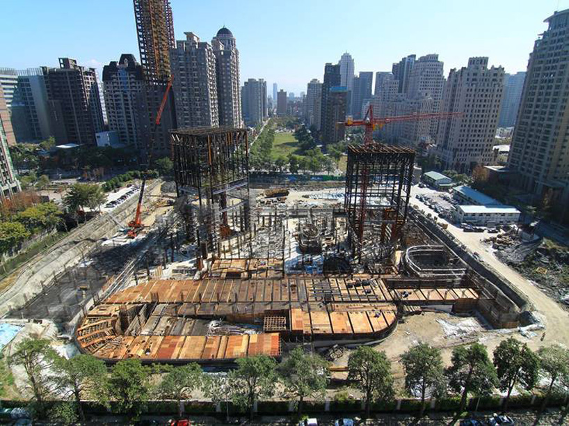 taichung metropolitan opera house by toyo ito under construction