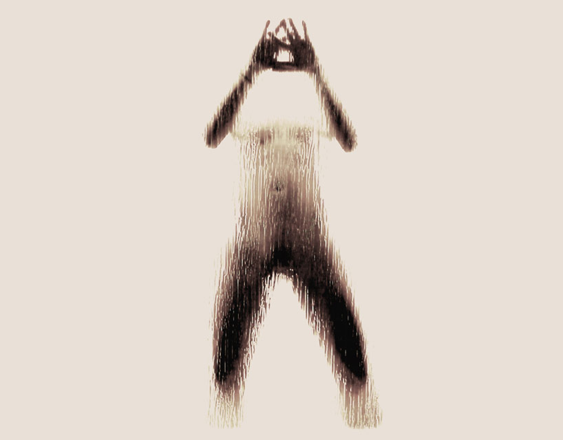 naked silhouette alphabet by anastasia mastrakouli