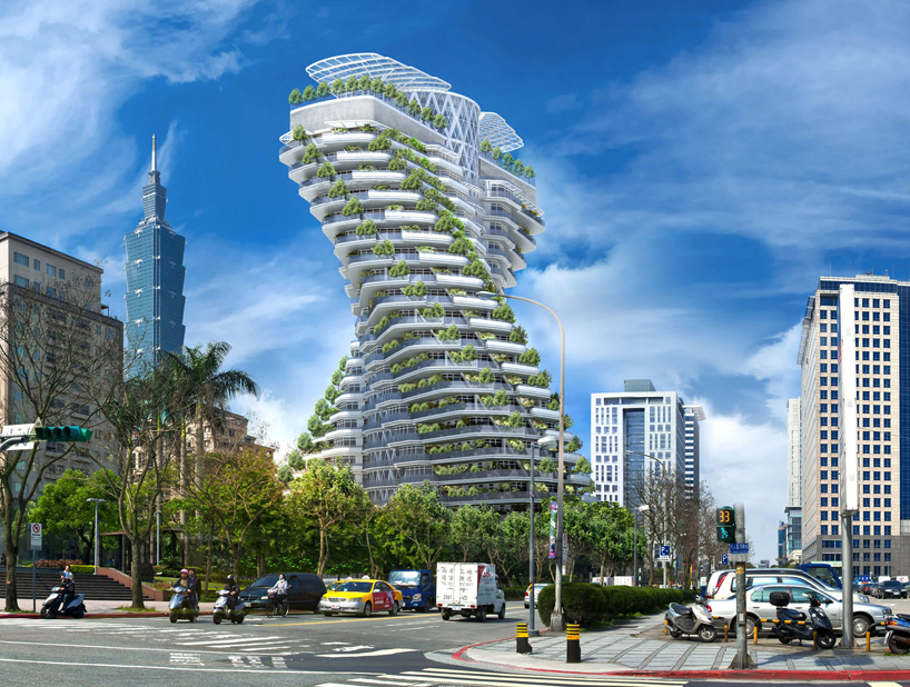 vincent callebaut architectures: agora tower, taipei, taiwan