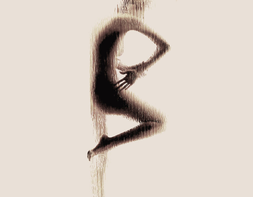 naked silhouette alphabet by anastasia mastrakouli