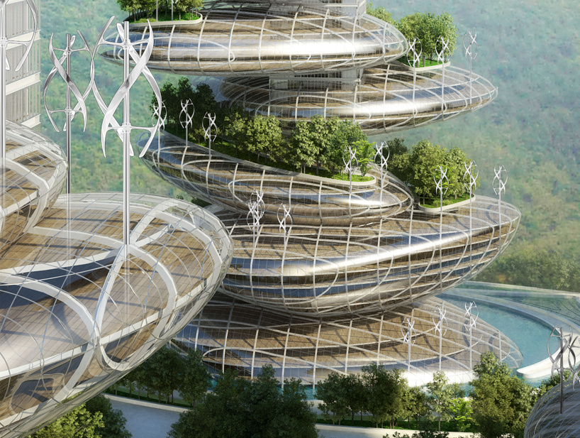 vincent callebaut architectures: asian cairns, shenzhen, china