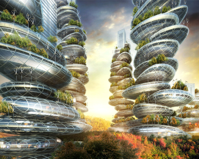 vincent callebaut architectures: asian cairns, shenzhen, china