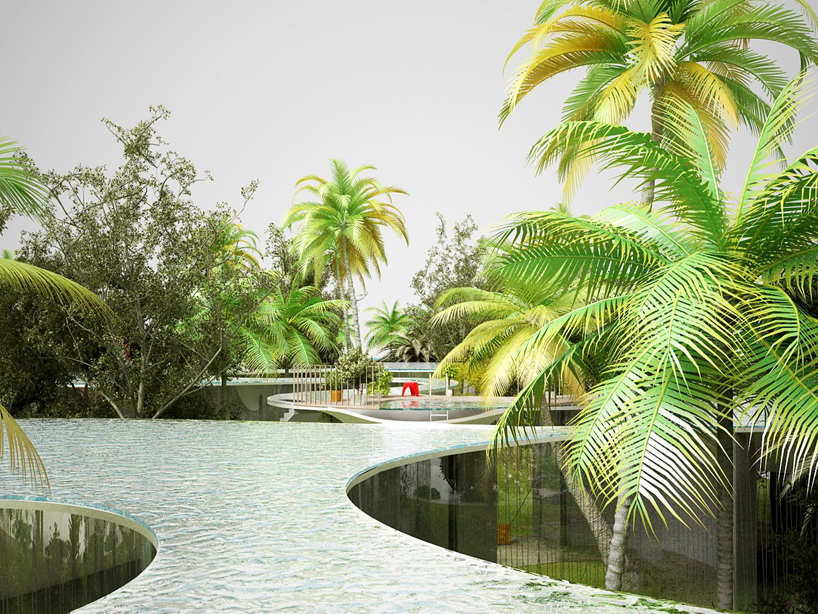 NL architects: pool home proposals in florida