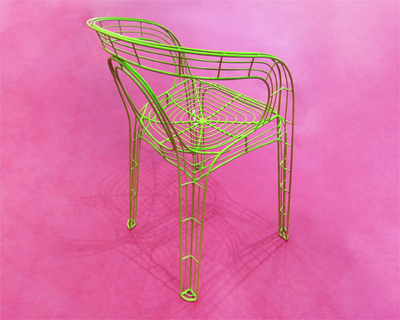 pamela wire chair by dem bitantes   IFFS singapore 2013