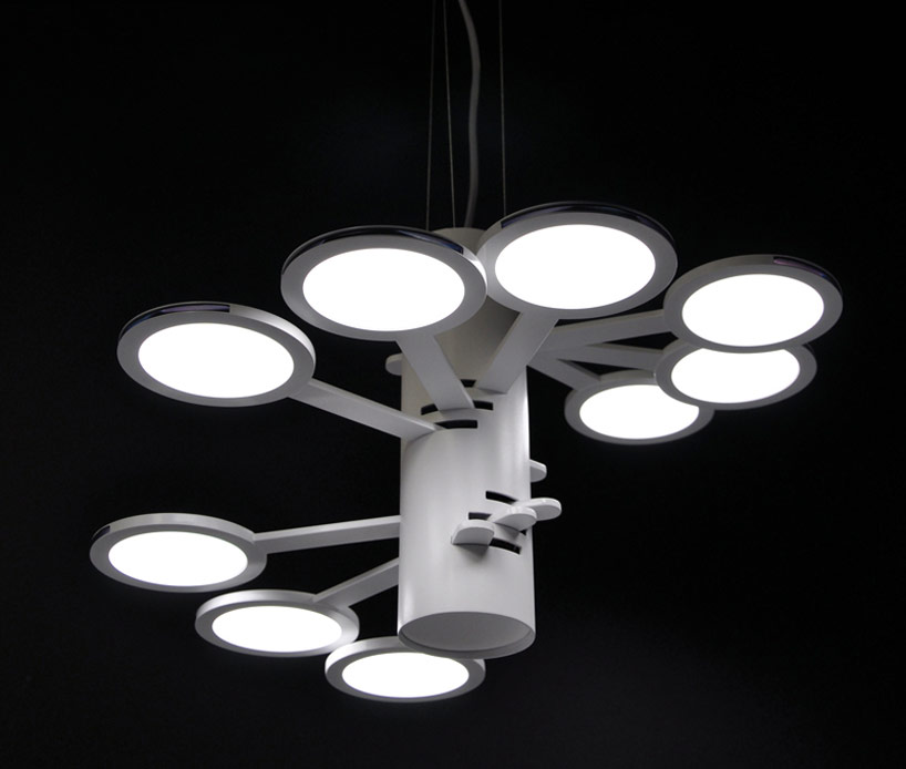 3x3 mach 9 OLED pendant lighting by bernd unrecht