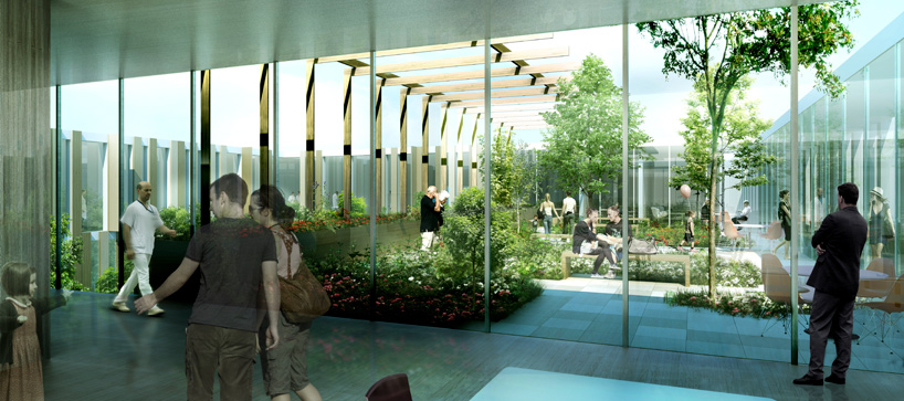 schmidt hammer lassen architects to extend helsingborg hospital in sweden