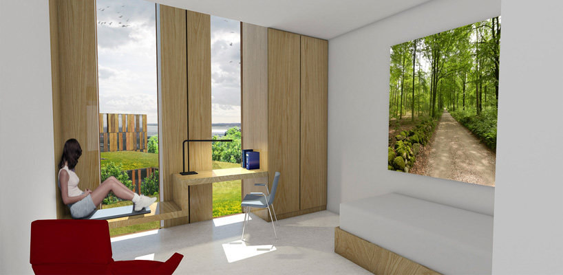 schmidt hammer lassen architects to extend helsingborg hospital in sweden