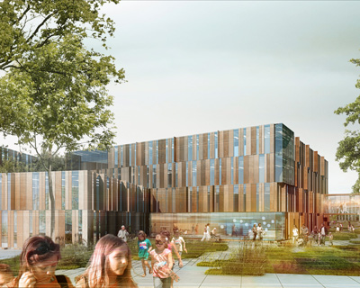 schmidt hammer lassen architects to extend helsingborg hospital in sweden