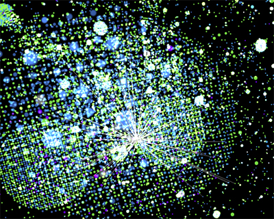 visualize an interactive map of the internet with an app by steamclock software