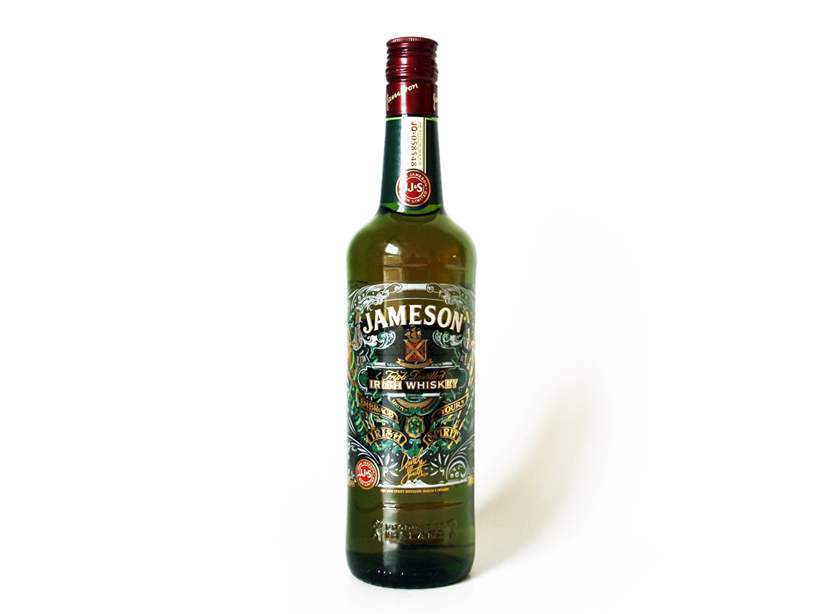 jameson whiskey st. patrick's day 2013 label design by david smith 