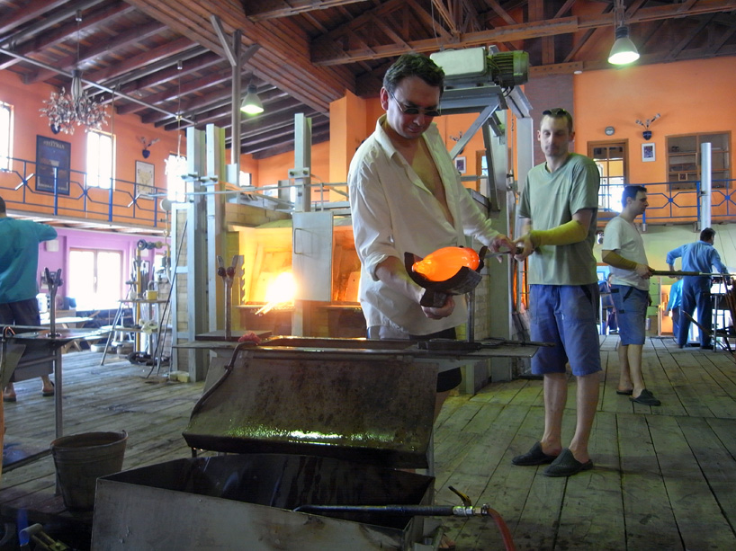 bohemian glass blown jar RGB lights by arik levy for lasvit 