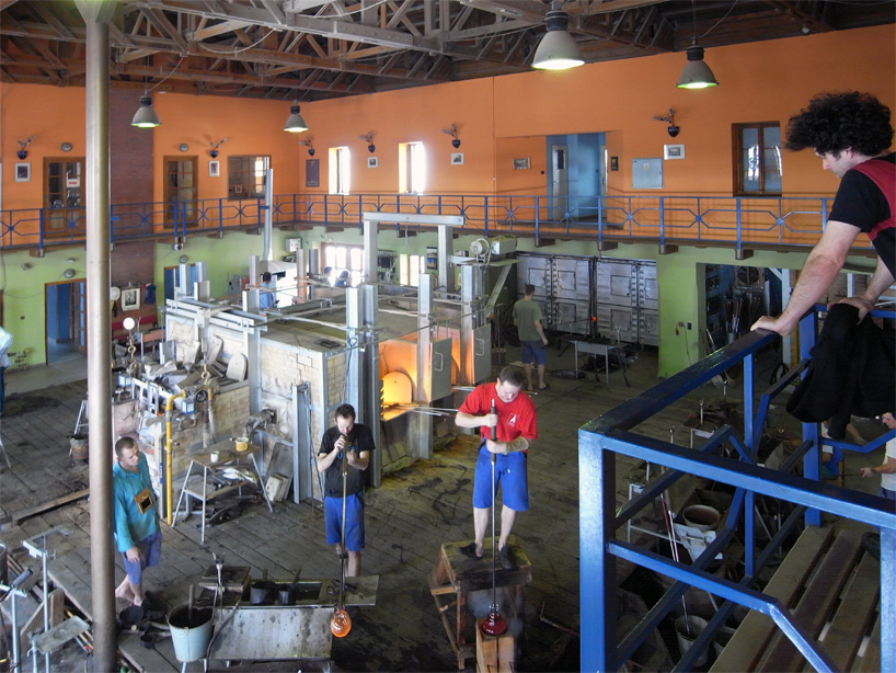 bohemian glass blown jar RGB lights by arik levy for lasvit 