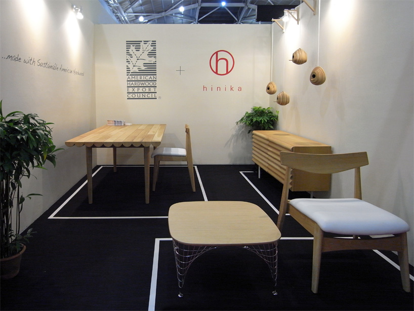 logg dining table by jarrod lim for hinika at IFFS 2013