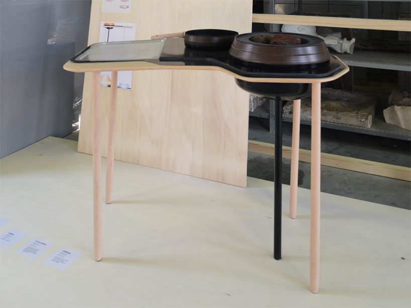 primitive modernity cooking table by arnaud gauthier