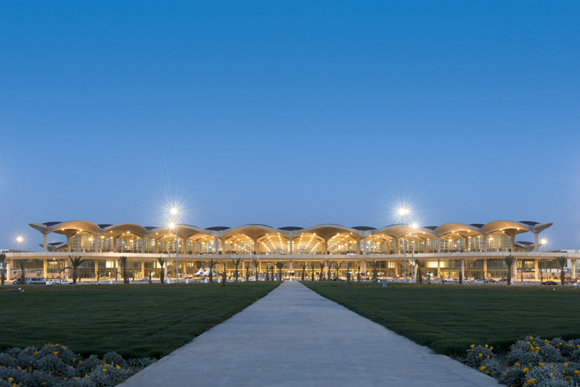 queen alia airport by foster + partners opens in amman, jordan