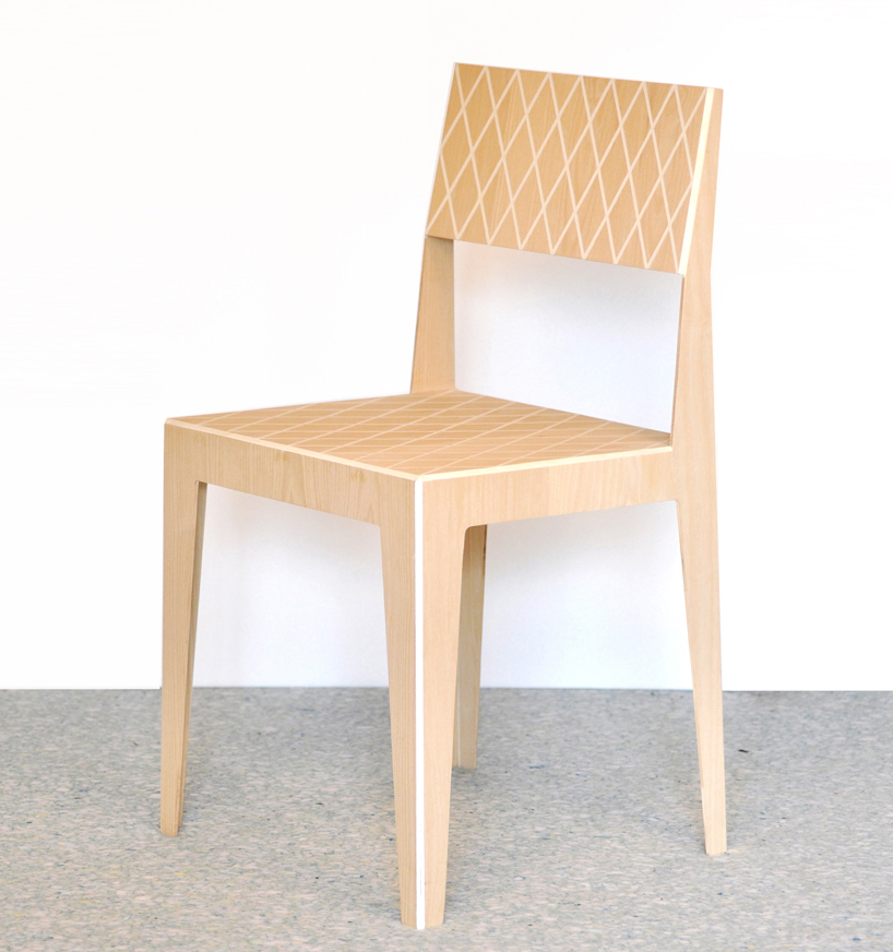 rombo - a light flexible wood chair by J.C. karich