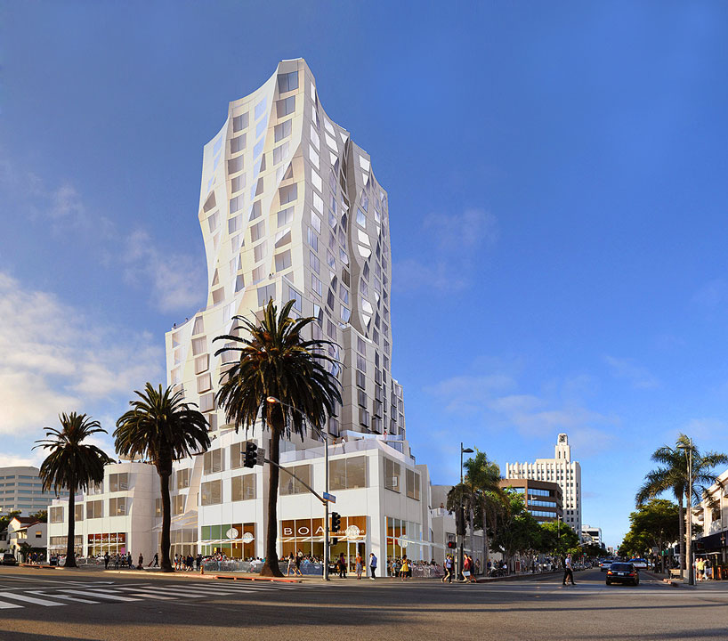 frank gehry reveals plans for ocean avenue project in santa monica