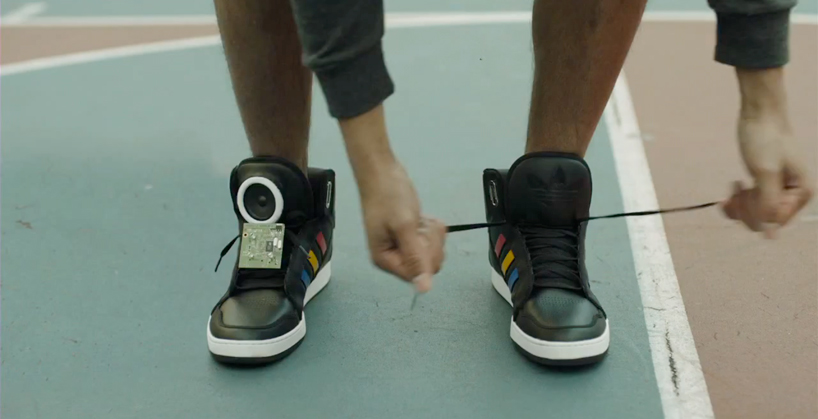 adidas + google talking shoes by art, copy & code