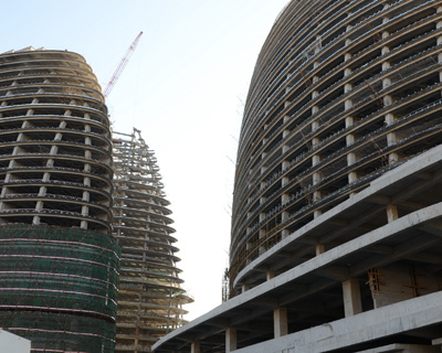 wangjing SOHO by zaha hadid construction in beijing