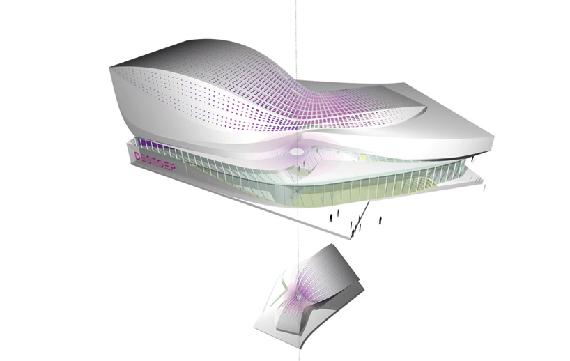 UNstudio: thester spijkenisse, the netherlands UNStudio: theater spijkenisse is under construction