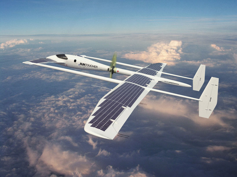suntoucher solar powered aircraft concept by samuel nicz