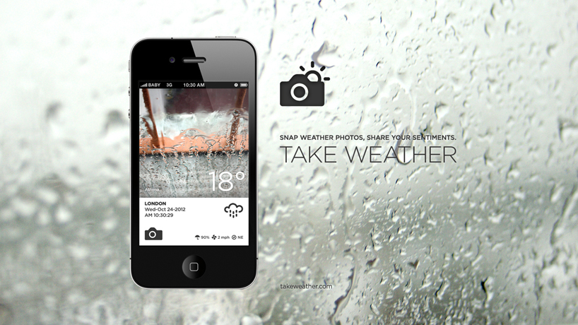 take weather social networking photo app 