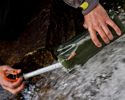 vapur microfilter water bottle kills 99.99% of bacteria