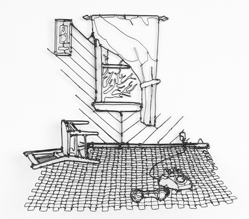 highly detailed wire illustrations by CW roelle