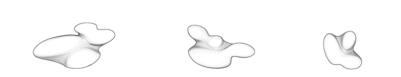 zaha hadid: mercuric marble tables for citco at salone del mobile 2013