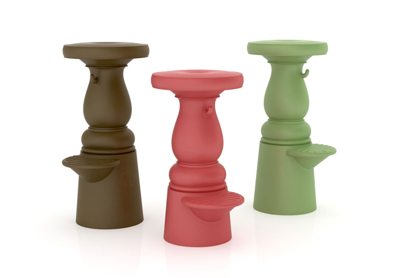marcel wanders: new antiques bar stool for moooi
