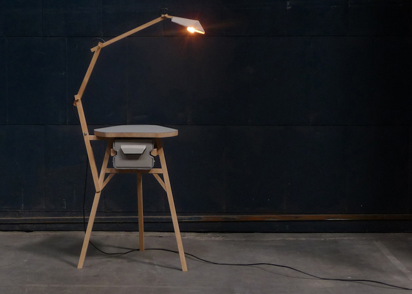paper made stool light dresser and cabinet by jeroen wand