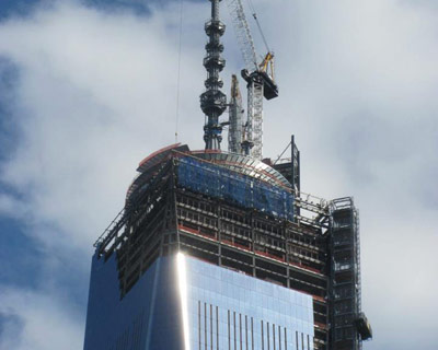 one world trade center topping out ceremony delayed