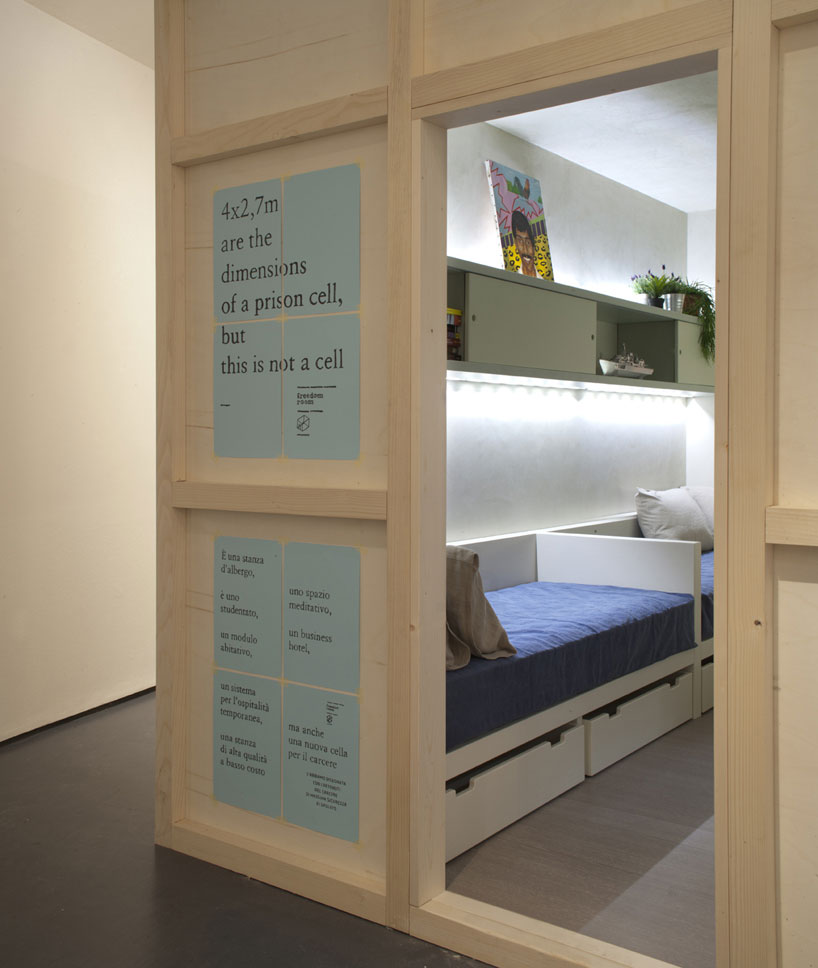 freedom room: new hospitality concept made and conceived in jail