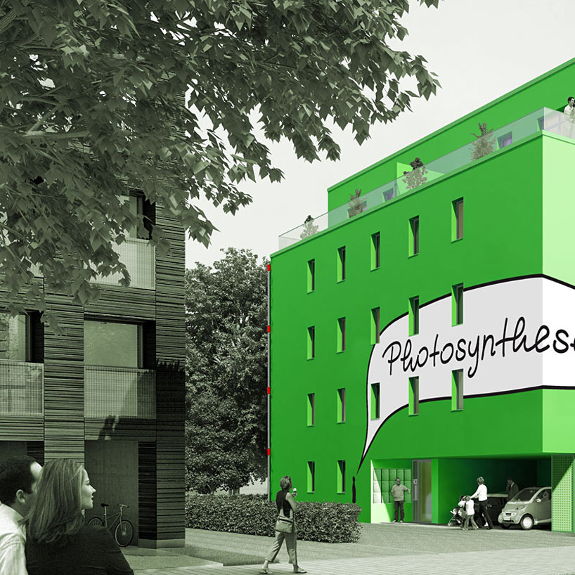 world's first algae powered building by splitterwerk