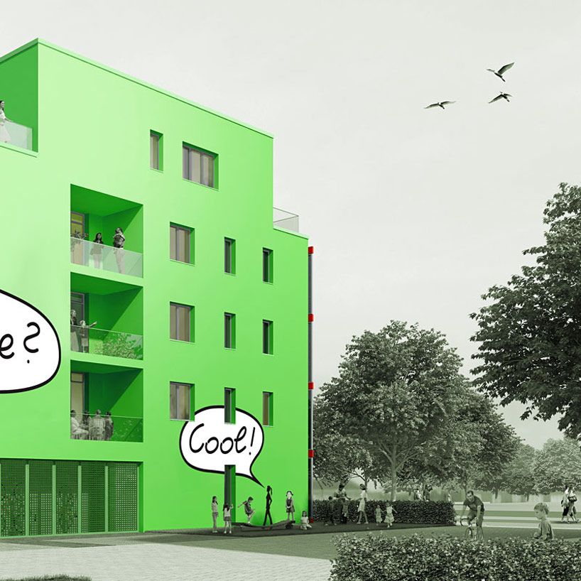 world's first algae powered building by splitterwerk