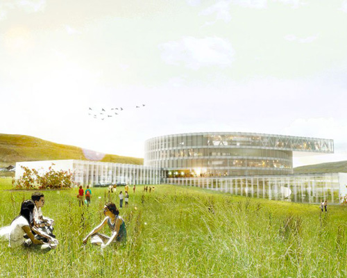 bjarke ingels group plans faroe islands education centre