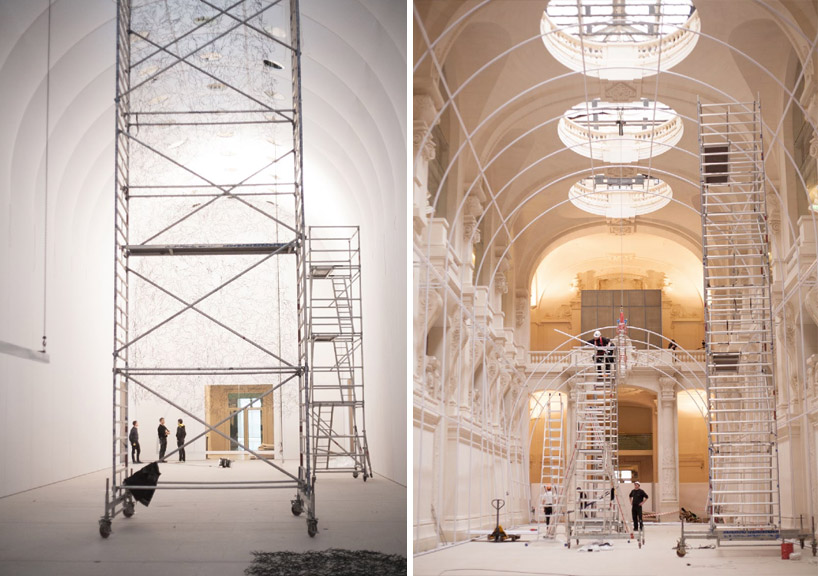 ronan and erwan bouroullec: momentane exhibition at les arts decoratifs