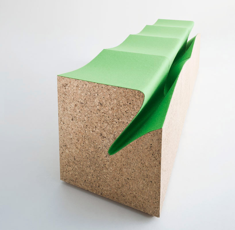 eroded cork stool ES3 by im LAB