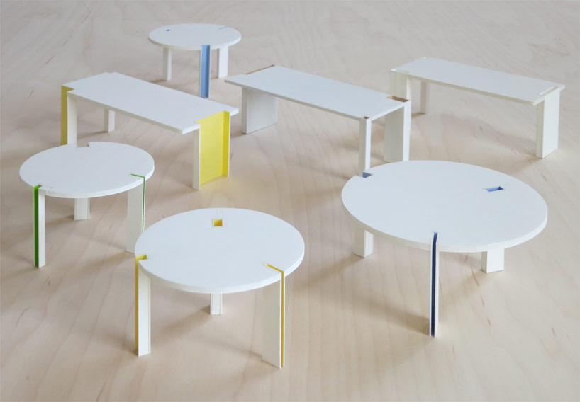 takeshi miyakawa: still de stijl round table 
