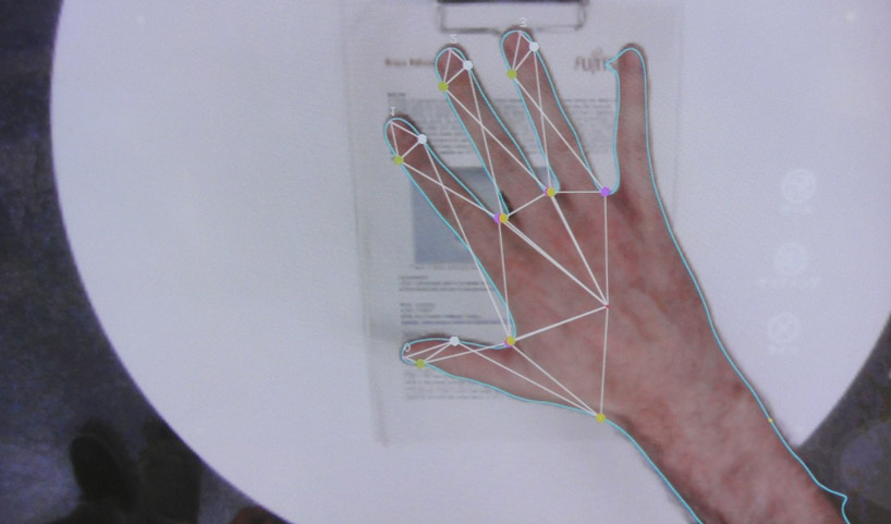 fujitsu's augmented reality touchscreen interface