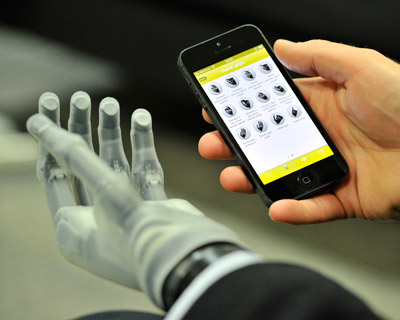 touch bionics app controlled prosthetic hand