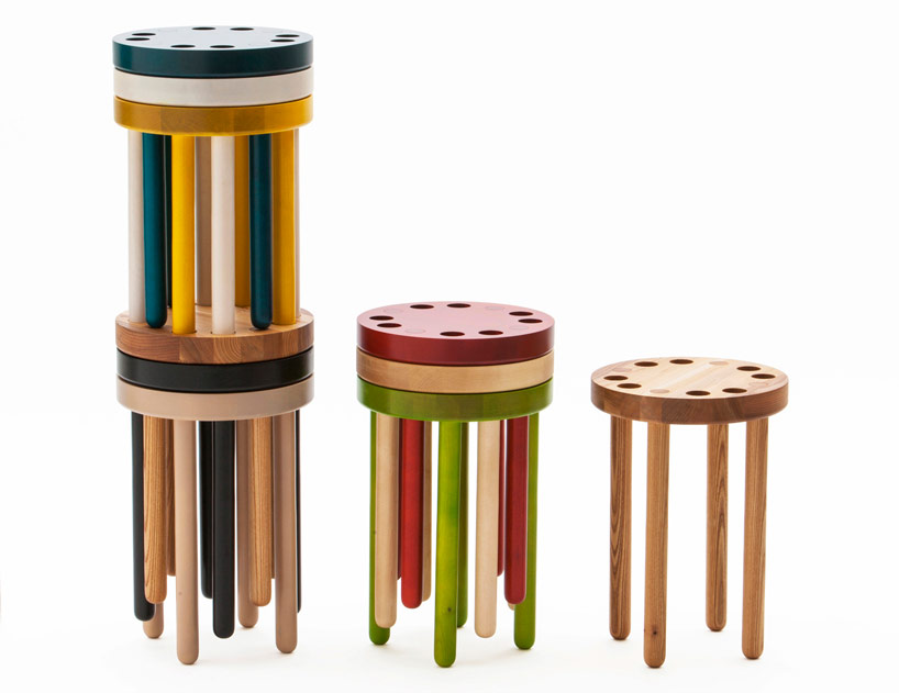 poke stools by kyuhyung cho produced by snickeriet