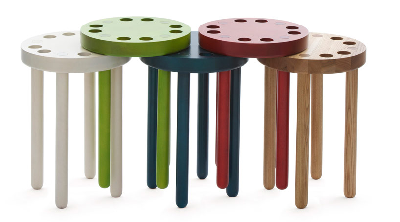 poke stools by kyuhyung cho produced by snickeriet