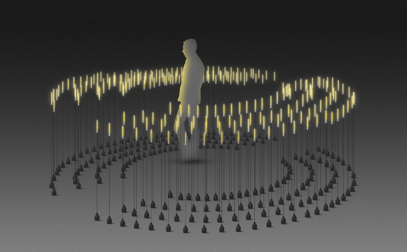inaho interactive robotic light: LEXUS design award 2013